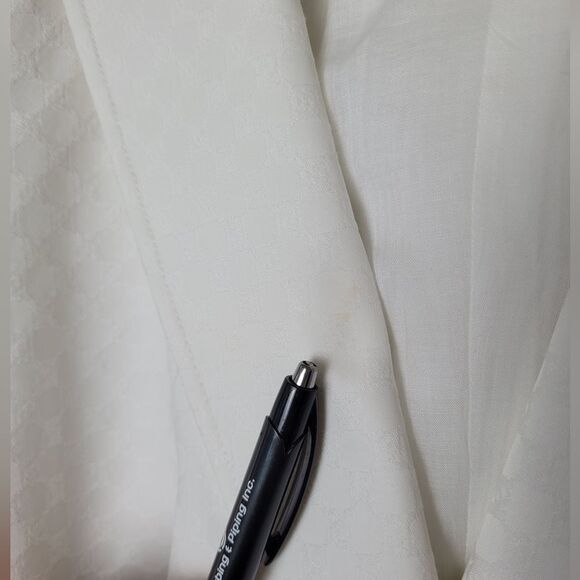 Giorgio Armani Black Label White Cotton Blazer Suit Jacket Lined Designer EU 48 - Picture 11 of 16